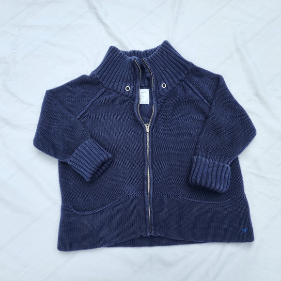 XL AE navy sweater/jacket - Picture 4 of 16
